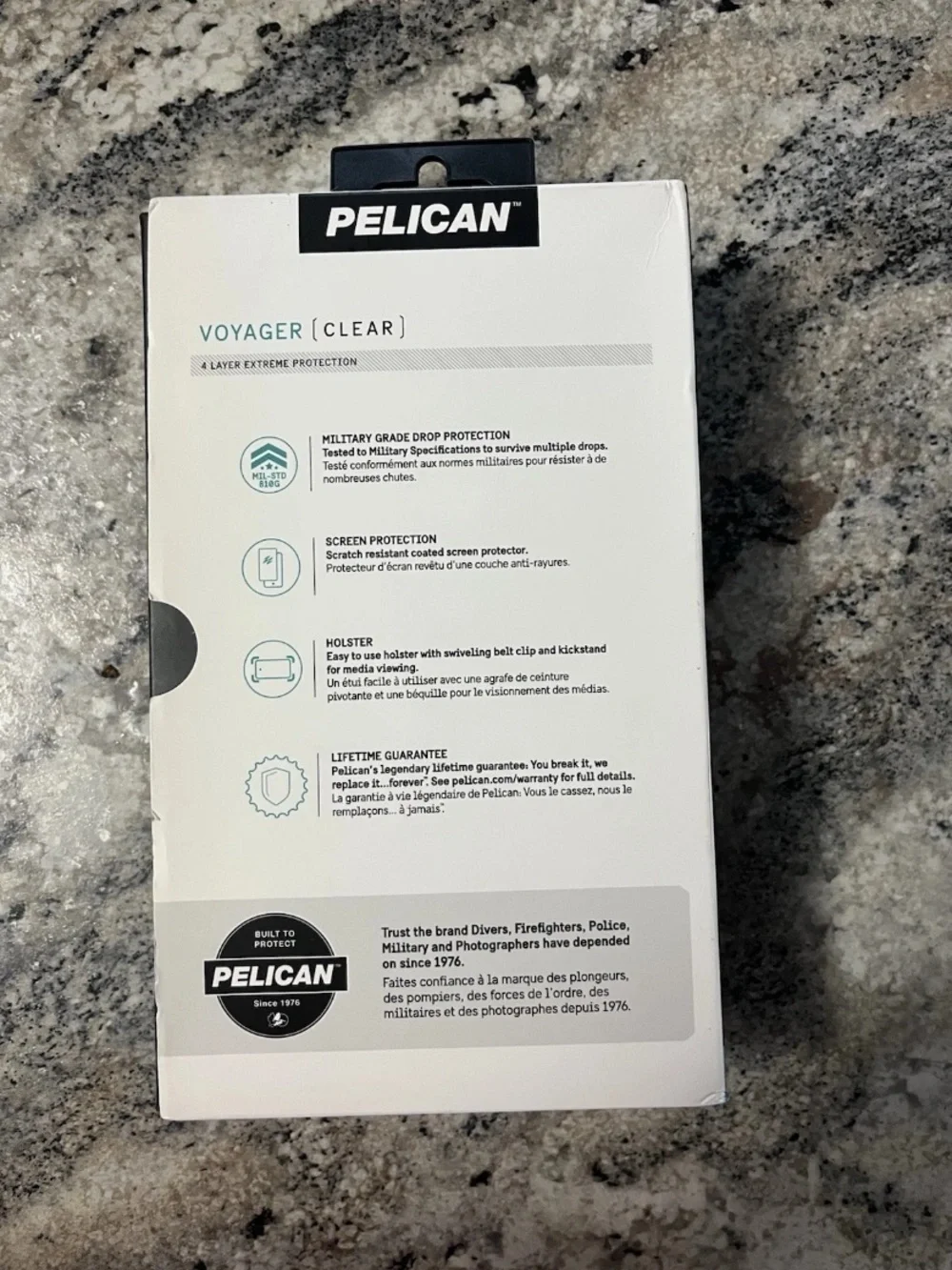 Pelican Voyager Clear Protective Case for iPhone Xs Max - Clear